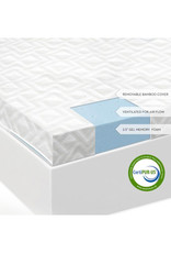 2.5” Gel Memory Foam Mattress Topper