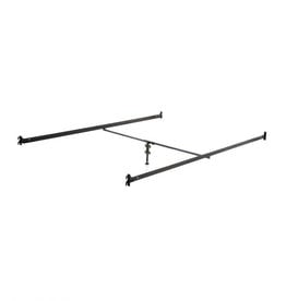 Malouf Hook-In Bed Rails with Center Support - Twin/Full