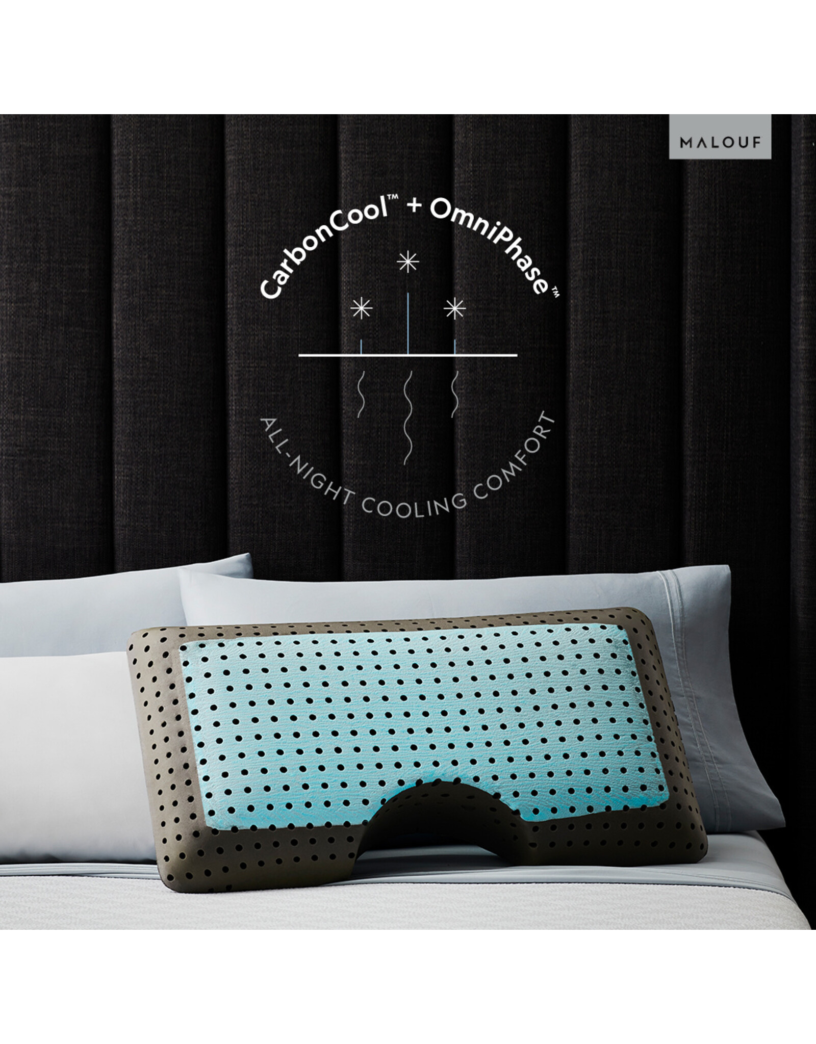 Malouf CarbonCool + Omniphase Pillow