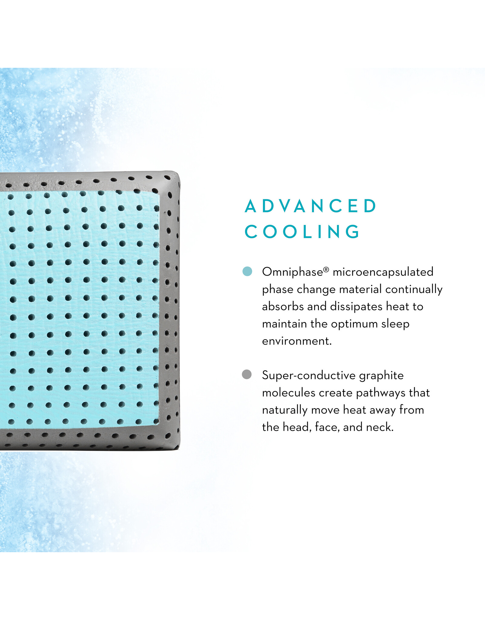 Malouf CarbonCool + Omniphase Pillow