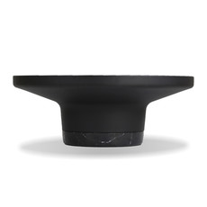 TOBIAS COFFEE TABLE ROUND BLACK