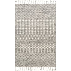 AGADIR 5' X 7'6" CHARCOAL & TAUPE SCANDINAVIAN