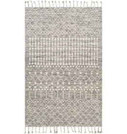 AGADIR 8' X 10' CHARCOAL & TAUPE SCANDINAVIAN