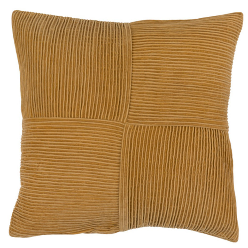 CONRAD PILLOW DOWN FILLED 22" MUSTARD