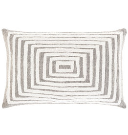 IZIE PILLOW DOWN FILLED 22X14" GREY
