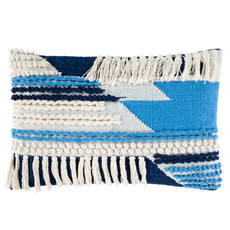 MERIDO DOWN FILLED PILLOW 22"X14" BLUE