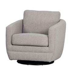 ODETTE SWIVEL CHAIR BOUCLE GREY