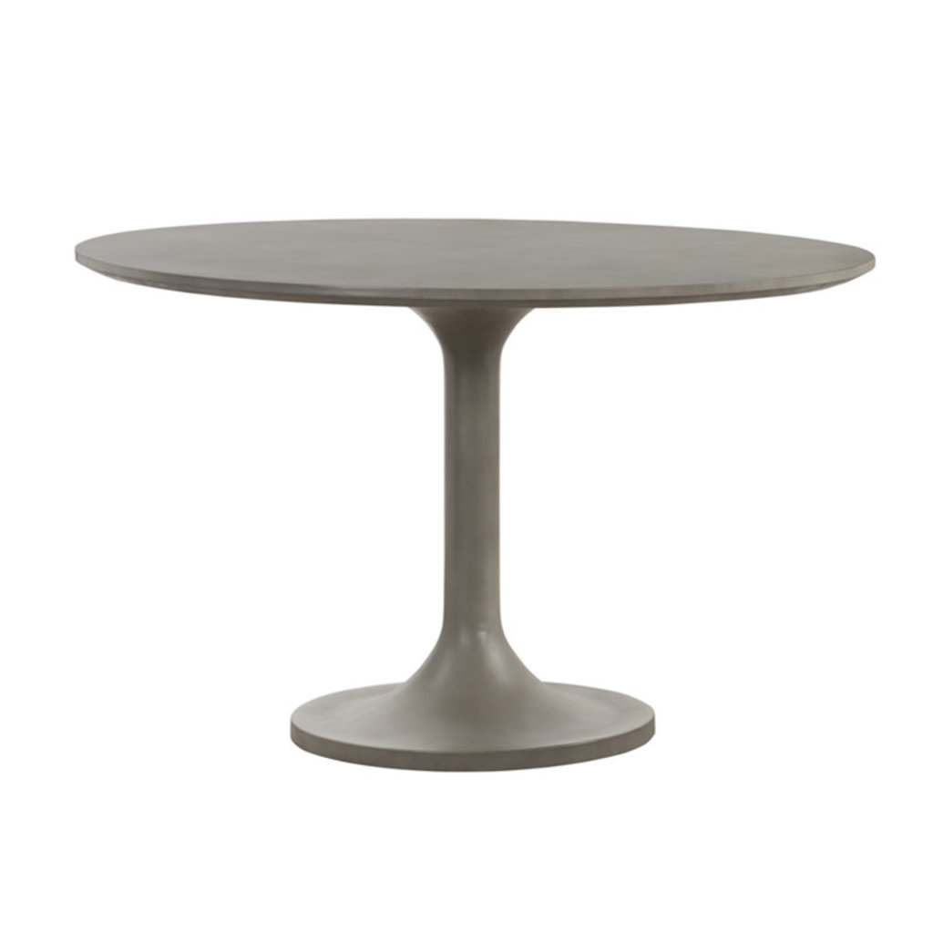 WARRYCK CEMENT DINING TABLE ROUND 47"