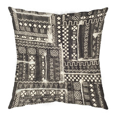 BETHUNE DOWN FILLED PILLOW 18" BLACK & WHITE