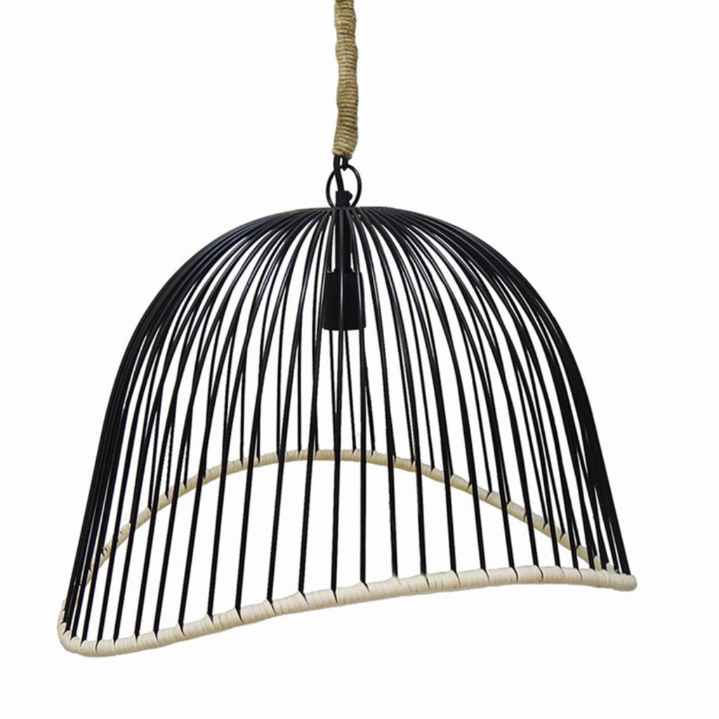ROPE AND CAGE PENDANT LAMP