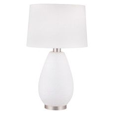 CLASSIQUE TABLE LAMP PORCELAIN WHITE STAINLESS STEEL