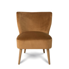 PROSE CHAIR VELVET CARAMEL