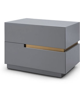LILLIAN NIGHTSTAND GREY AND GOLD RIGHT