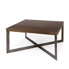 TAO COFFEE TABLE SQUARE MEDIUM BROWN