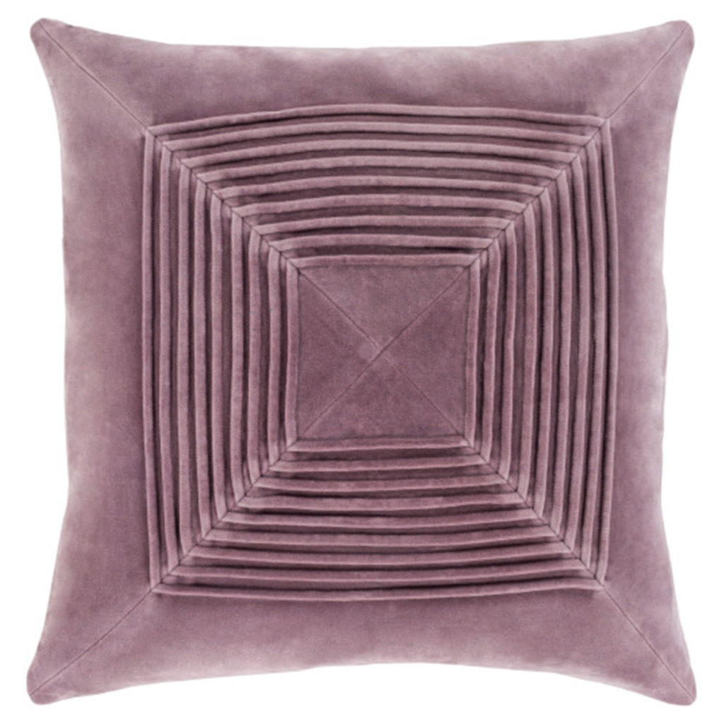 AKIRA DOWN FILLED PILLOW 22" DUSTY ROSE