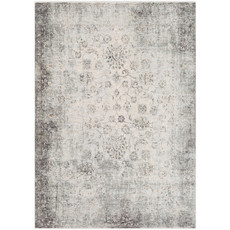 PRESS ROMANTIC  5' X 8'2" GREY TAUPE RUST