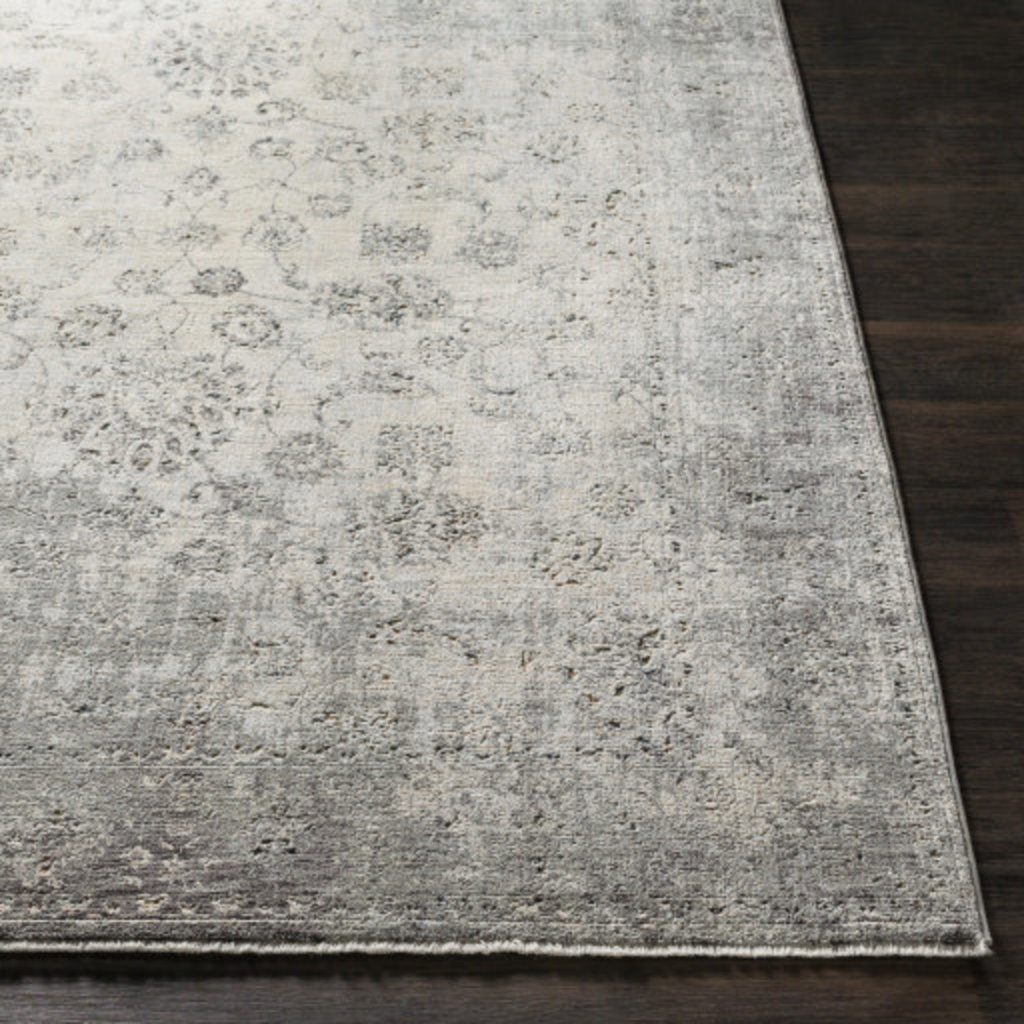 PRESS ROMANTIC  5' X 8'2" GREY TAUPE RUST