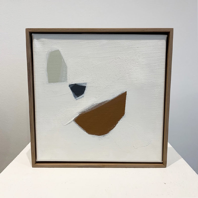 CHELSEY HORNSBY ORIGINAL 8" "AGGREGATE" CANVAS AND BIRCH