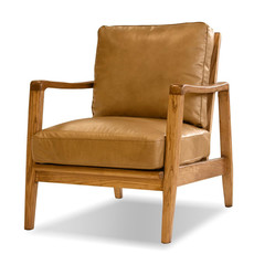 MEZCAL CHAIR LEATHER CARAMEL