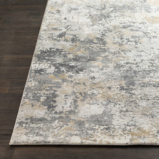 AISHA 7'10" X 10'3" GREY YELLOW TAUPE MODERN