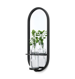 GARDEN MIRRORED WALL VASE