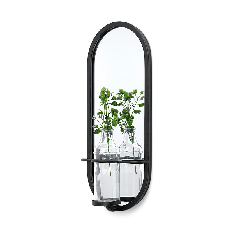 GARDEN MIRRORED WALL VASE