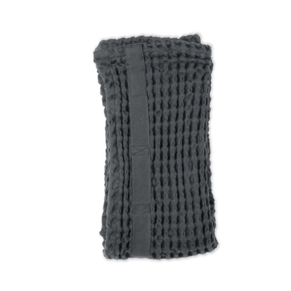 BIG WAFFLE HAND TOWEL DARK GREY