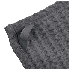 BIG WAFFLE KITCHEN AND WASH CLOTH DARK GREY