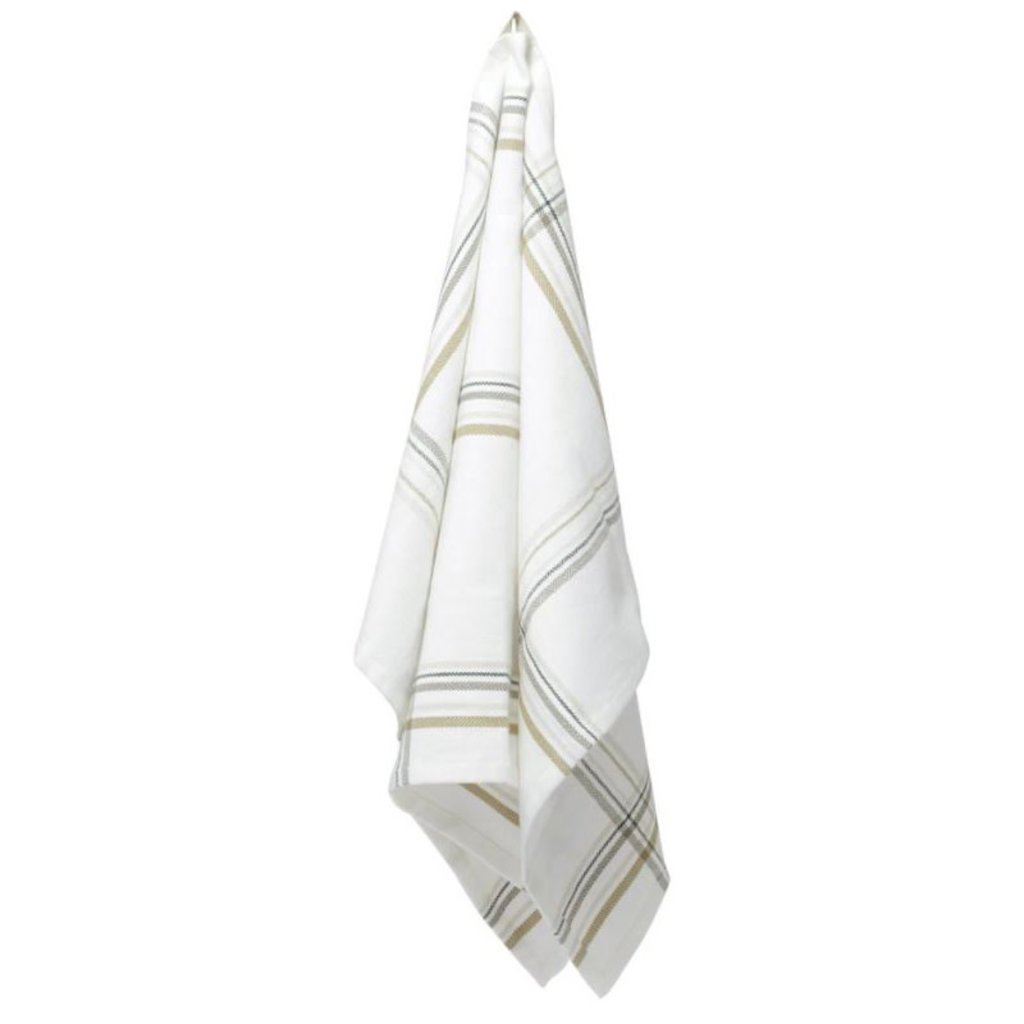 KITCHEN TOWEL HERRINGBONE EARTH