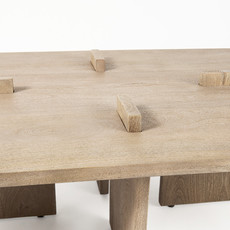 ARRIVAL COFFEE TABLE WOOD NATURAL