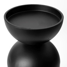 PILL CANDLE STICK BLACK SMALL