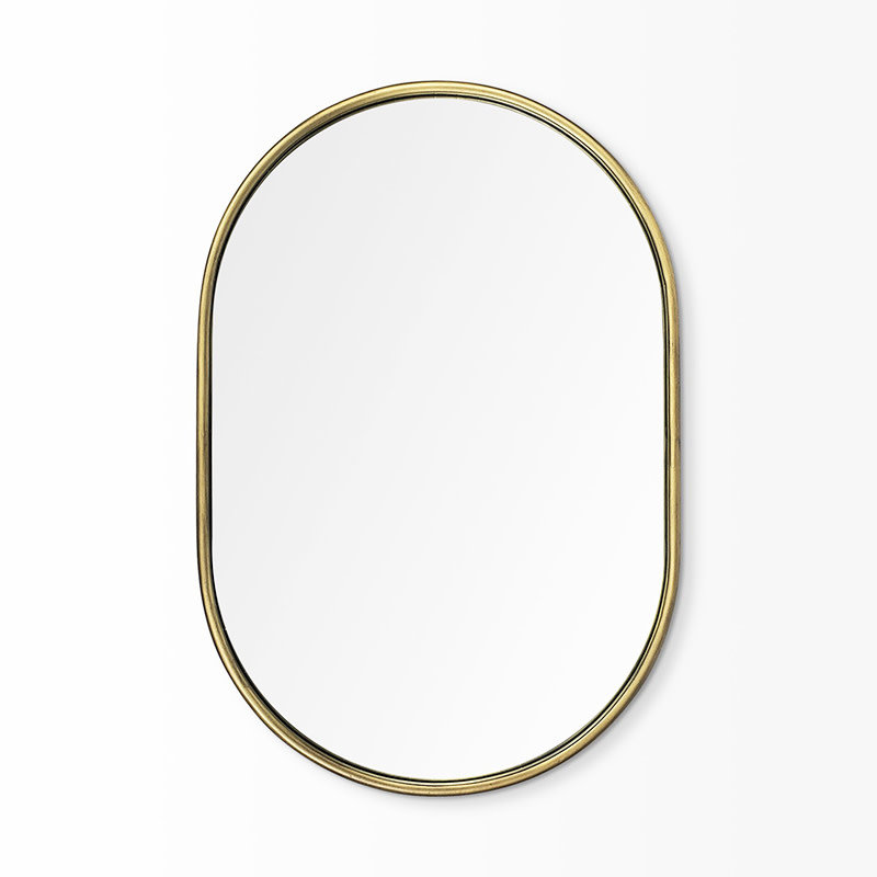 NYX OVAL MIRROR METAL GOLD