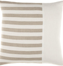 ROX STRIPED DOWN FILLED PILLOW 18" SAND