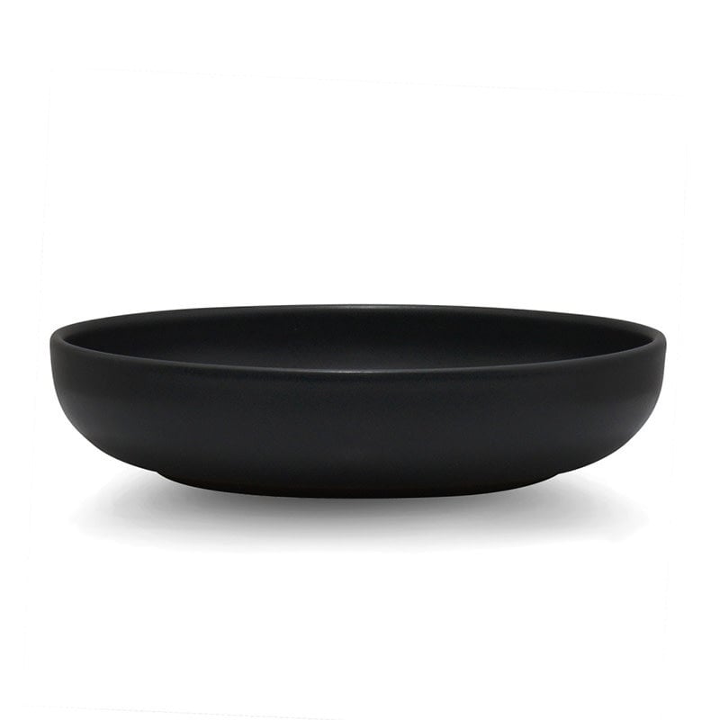 UNO PASTA BOWL 8.75" STONEWARE BLACK