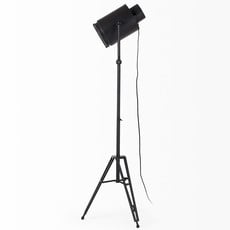 HOLLYWOOD FLOOR LAMP METAL BLACK