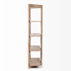 BOWEN TALL SHELF WOOD NATURAL