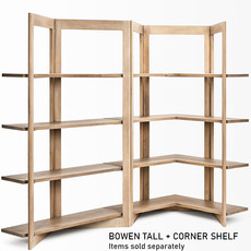 BOWEN TALL SHELF WOOD NATURAL