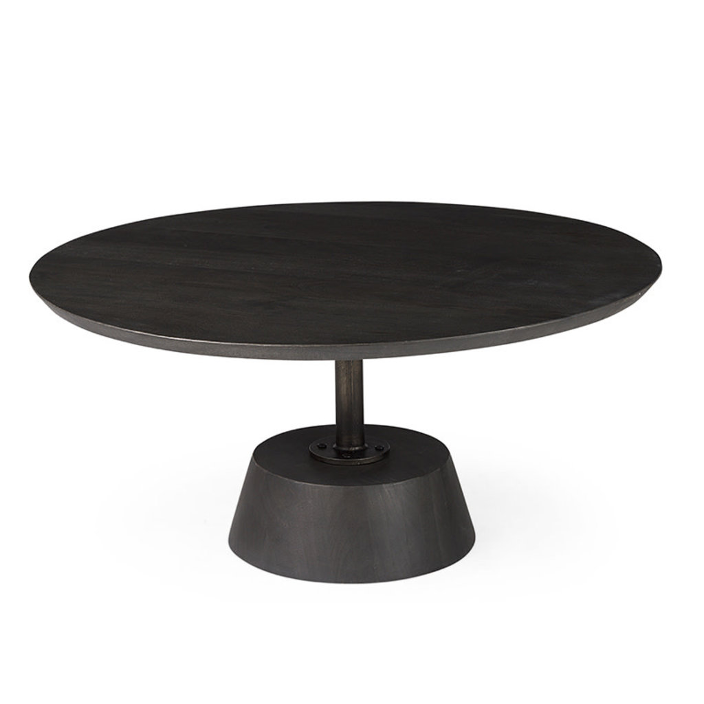 GILES COFFEE TABLE ROUND DARK