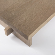 ARRIVAL DINING TABLE 84" SMOKED