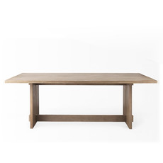ARRIVAL DINING TABLE 84" SMOKED