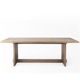 ARRIVAL DINING TABLE 84" SMOKED