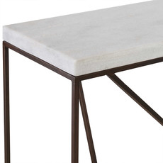 PICK UP STICKS CONSOLE MARBLE AND STEEL