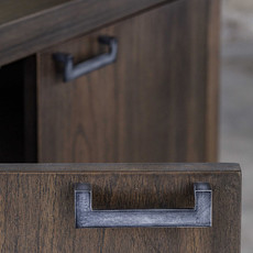 NADIE 2 DOOR CABINET WOOD BROWN