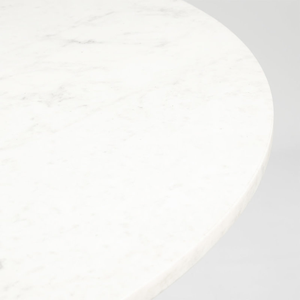 CIRCOLO DINING TABLE ROUND 48" MARBLE WHITE