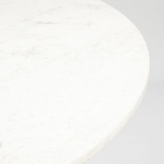 CIRCOLO DINING TABLE ROUND 48" MARBLE WHITE