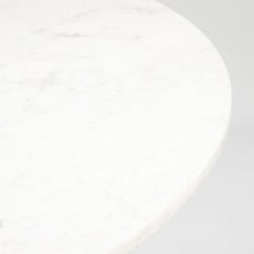 CIRCOLO DINING TABLE ROUND MARBLE WHITE