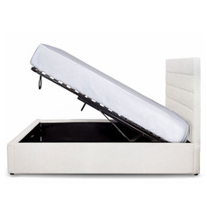 GEMINI BED WHITE SAND Storage Optional