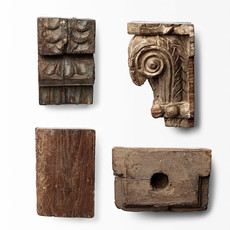 NEGUNDO WOODEN WALL SCULPTURES SET-4