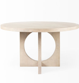 BOSTON DINING TABLE ROUND 54" NATURAL