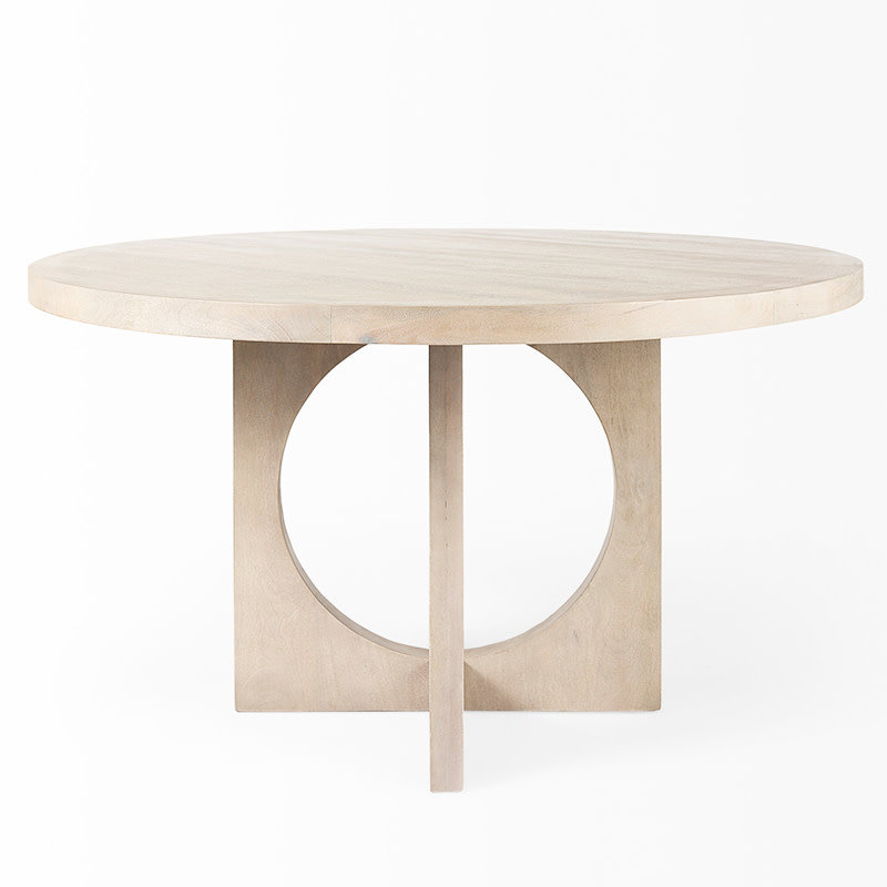 BOSTON DINING TABLE ROUND 54" NATURAL